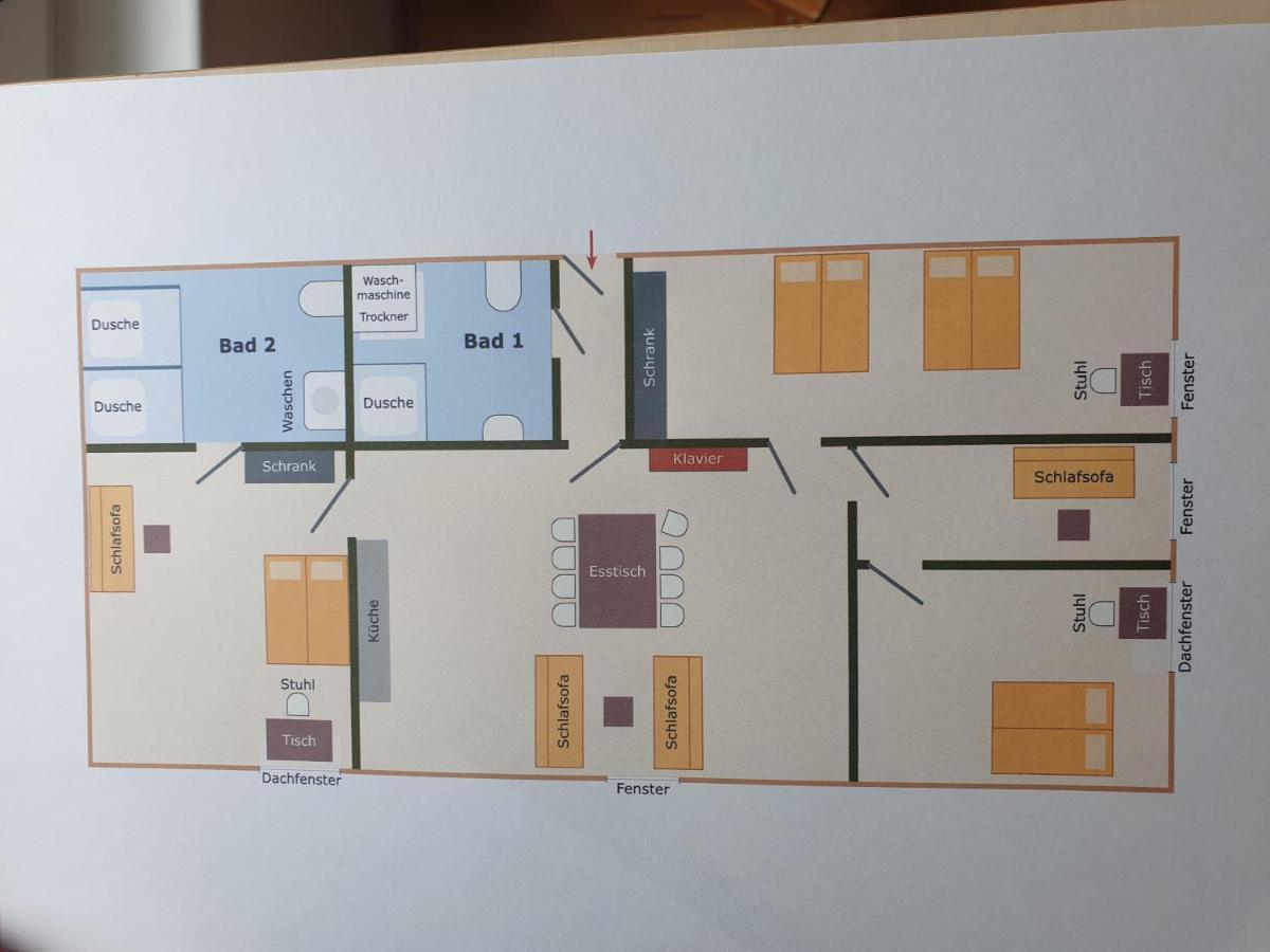 Suite Beach 5 Rooms 2 Bathrooms 1 Kitchen 1 Piano Kuehlungsborn Exterior foto